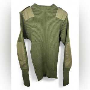 Defense Logistics Agency Wool Sweater Men’s 42 Large Military Green DSCP